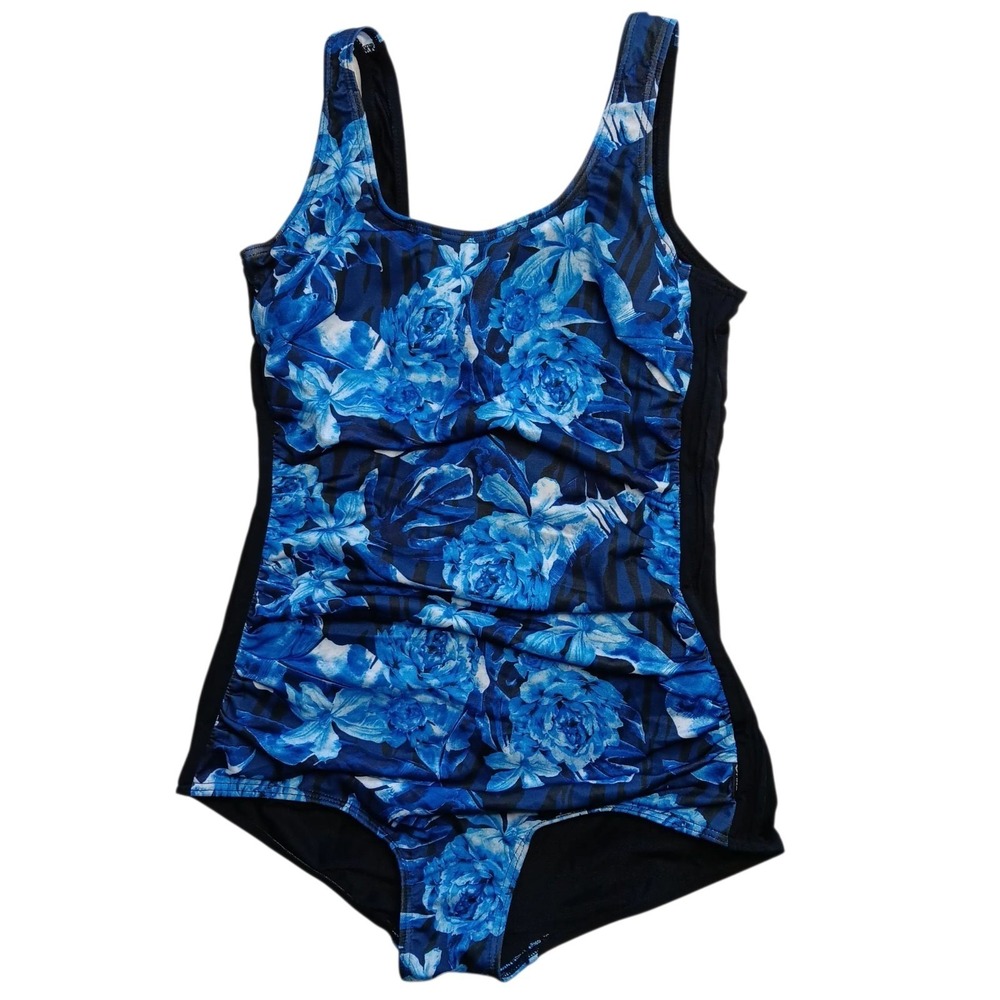 Finz One Piece Swimsuit Women's L 14 Full Coverage Designed Suit